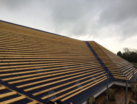 NEW SLATE TILED ROOF
