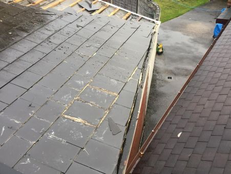 PITCHED ROOF TO A FLAT ROOF 