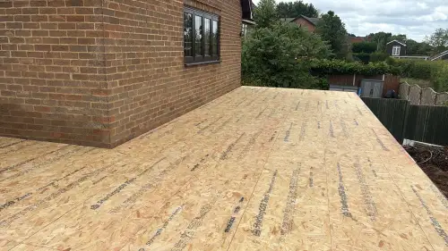 Click Here To Enlarge This Photo Of EPDM Flat Roof Installation