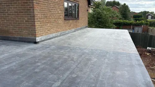 Click Here To Enlarge This Photo Of EPDM Flat Roof Installation
