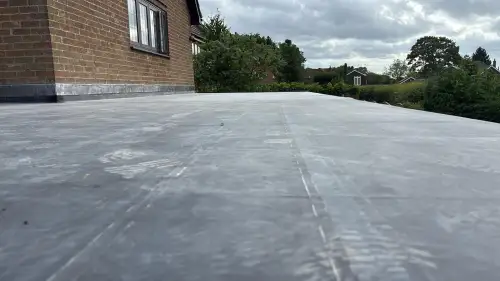 Click Here To Enlarge This Photo Of EPDM Flat Roof Installation